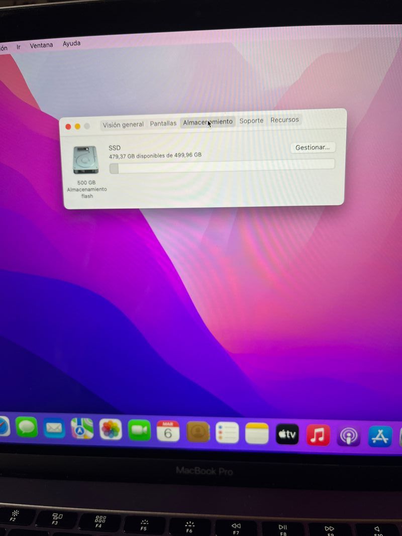 OCASION UNICA!! MacBook Pro 13  16GB RAM 500GB SSD afbeelding 3