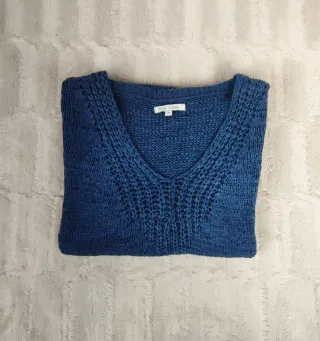 Jersey punto Easy Wear azul talla M