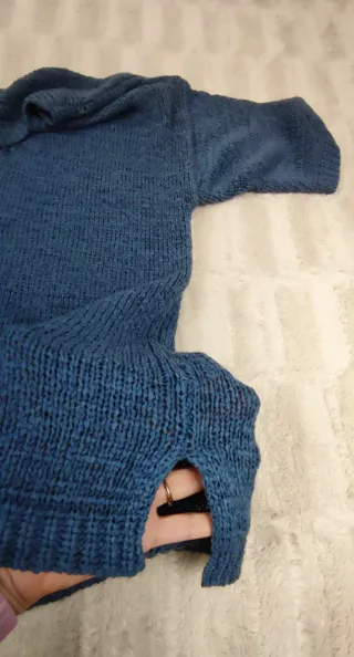 Jersey punto Easy Wear azul talla M