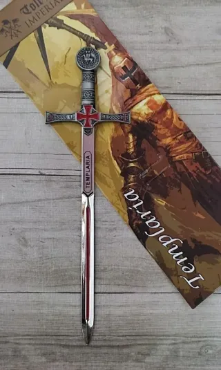 OFERTA ABRECARTAS MINI ESPADA TEMPLARIA SIGILLUM