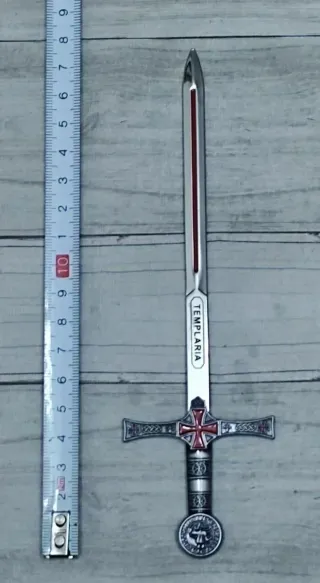 OFERTA ABRECARTAS MINI ESPADA TEMPLARIA SIGILLUM