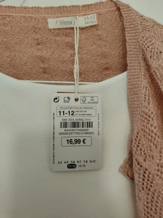 Vestido Primera Comunión Blanco y Rosa (Coconut)