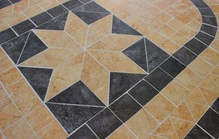 Tavolo da Esterno Ovale Piano in Cemento a Mosaico