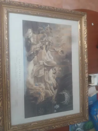 Quadro Walzertraum con angeli