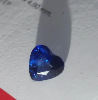 Zaffiro Ceylon Ct.1.98 Cuore Naturale