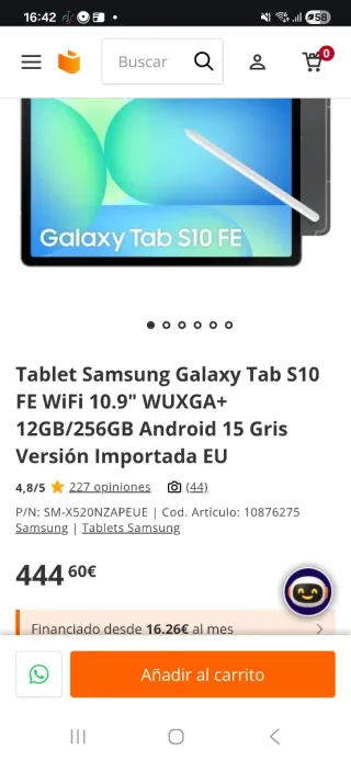 Samsung Galaxy Tab S10 FE
