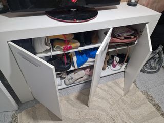 Cómoda blanca 3 puertas