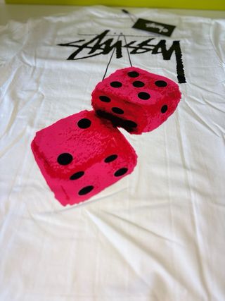 Camiseta Stussy Blanca Talla S
