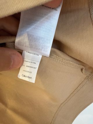 Camiseta Calvin Klein Jeans Beige Talla M