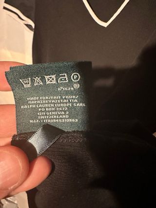 Maglietta donna Ralph Lauren nera