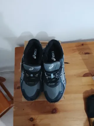 Zapatillas Asics Gel-NYC Gris/Negro/Azul Talla 43