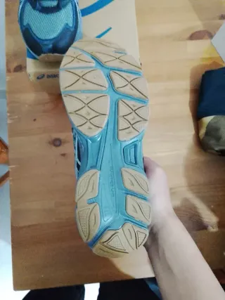 Zapatillas Asics Gel-NYC Gris/Negro/Azul Talla 43