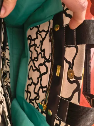 Bolso Tous Blanco y Negro