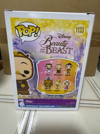 Funko Pop! Cogsworth 1133 Beauty and the Beast