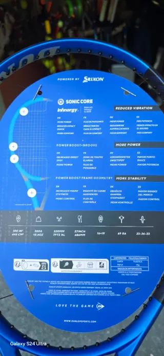 Racchetta Dunlop FX500 ATP Tour 300g