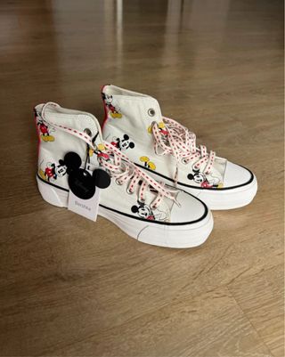 Zapatillas Bershka Disney Mickey Mouse Talla 37
