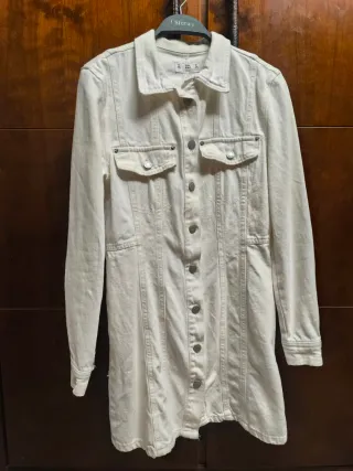 Vestido vaquero blanco