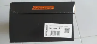 Zapatos de seguridad BlackLeather negros/grises