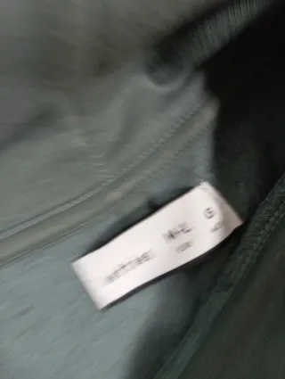 Sudadera con capucha verde