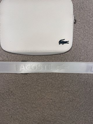 Bandolera Lacoste Blanca