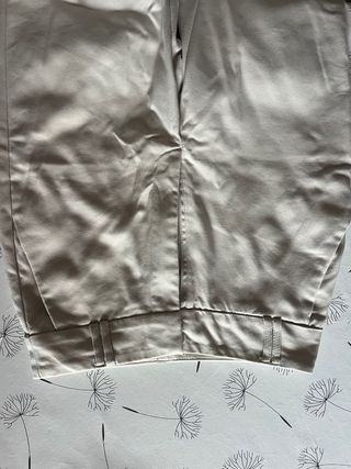 Pantalón beige Stradivarius T.36 algodón