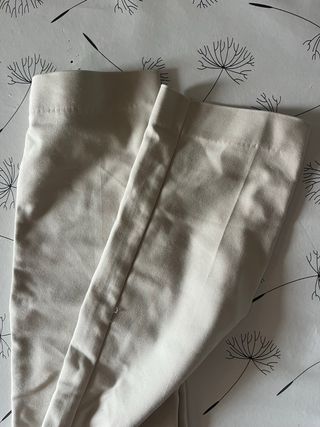 Pantalón beige Stradivarius T.36 algodón