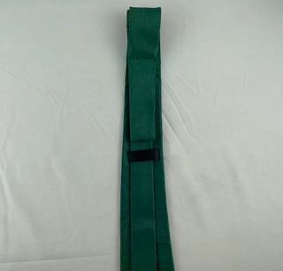 Corbata verde esmeralda + gemelos a juego con estu