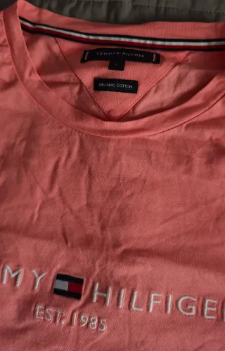 Camiseta Tommy Hilfiger Hombre L Rosa