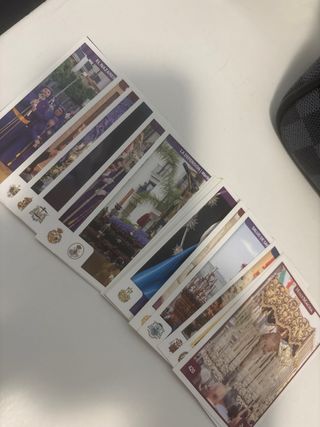Lote de cartas holy cards
