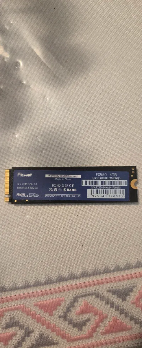 Disco Duro M.2 NVMe 4TB PCIe 3.0 afbeelding 2