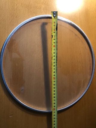 Parche resonante para tom de 12 pulgadas