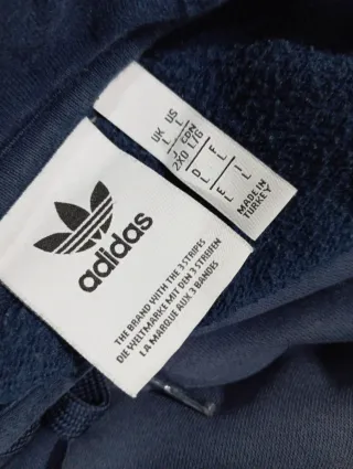 Sudadera Adidas Azul con Logo
