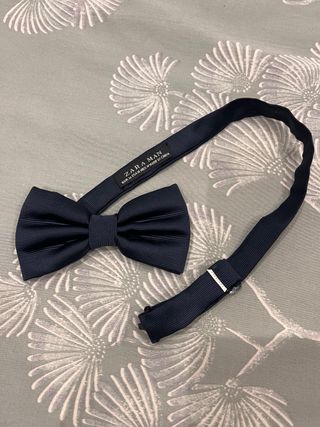 Pajarita Zara Man Azul Marino