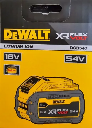 Batteria Dewalt FLEXVOLT 18-54V 9Ah