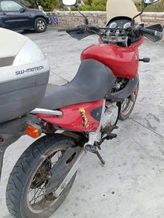 BMW F 650 Rotax - Roja y Plata