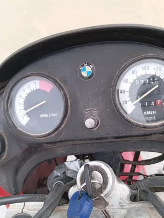 BMW F 650 Rotax - Roja y Plata