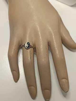 Anillo Plata Ley Yin Yang 17,9mm / T.58