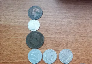 Lote di monete e banconote italiane