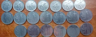 Lote di monete e banconote italiane