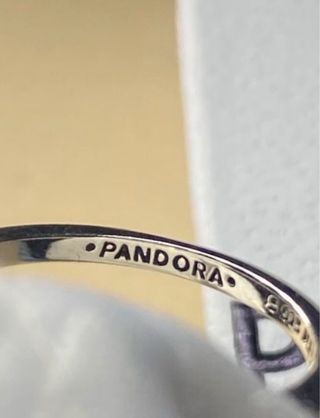 Anillo Pandora Plata Corazón