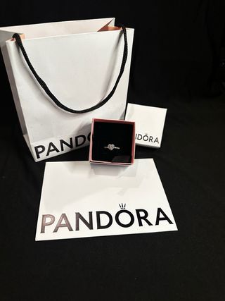 Anillo Pandora Plata Corazón