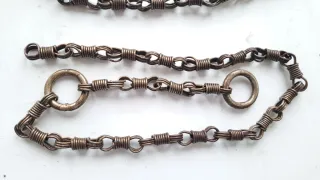 antiche manette a catenella Carabinieri