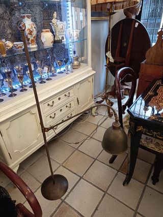 Lámpara de pie metal