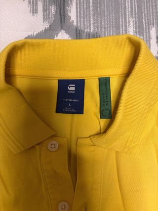 Polo G-Star RAW Amarillo Talla L