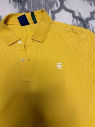 Polo G-Star RAW Amarillo Talla L