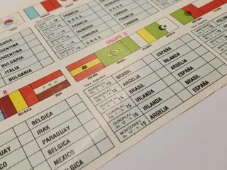 Calendario Futbol Mundial México 86 Maradona mundi