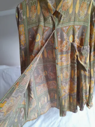 Camicia donna fantasia taglia 48