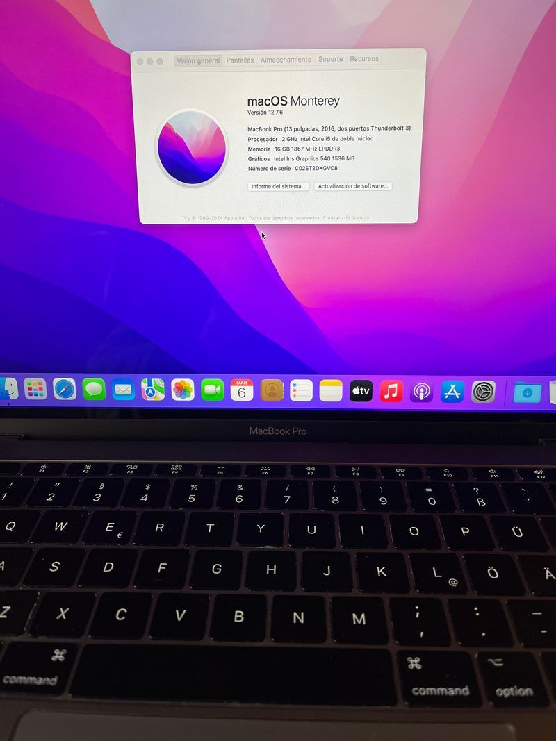 OCASION UNICA!! MacBook Pro 13  16GB RAM 500GB SSD
