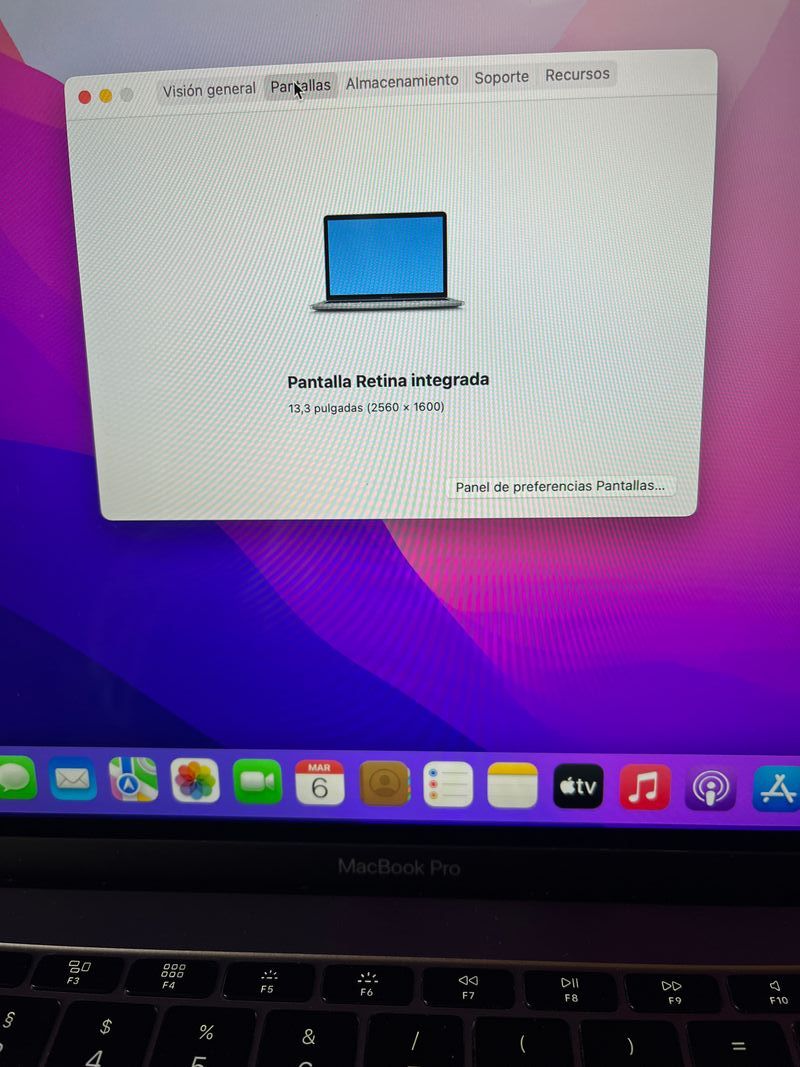 OCASION UNICA!! MacBook Pro 13  16GB RAM 500GB SSD afbeelding 2