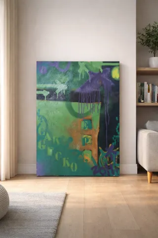 Cuadro graffiti original 2011